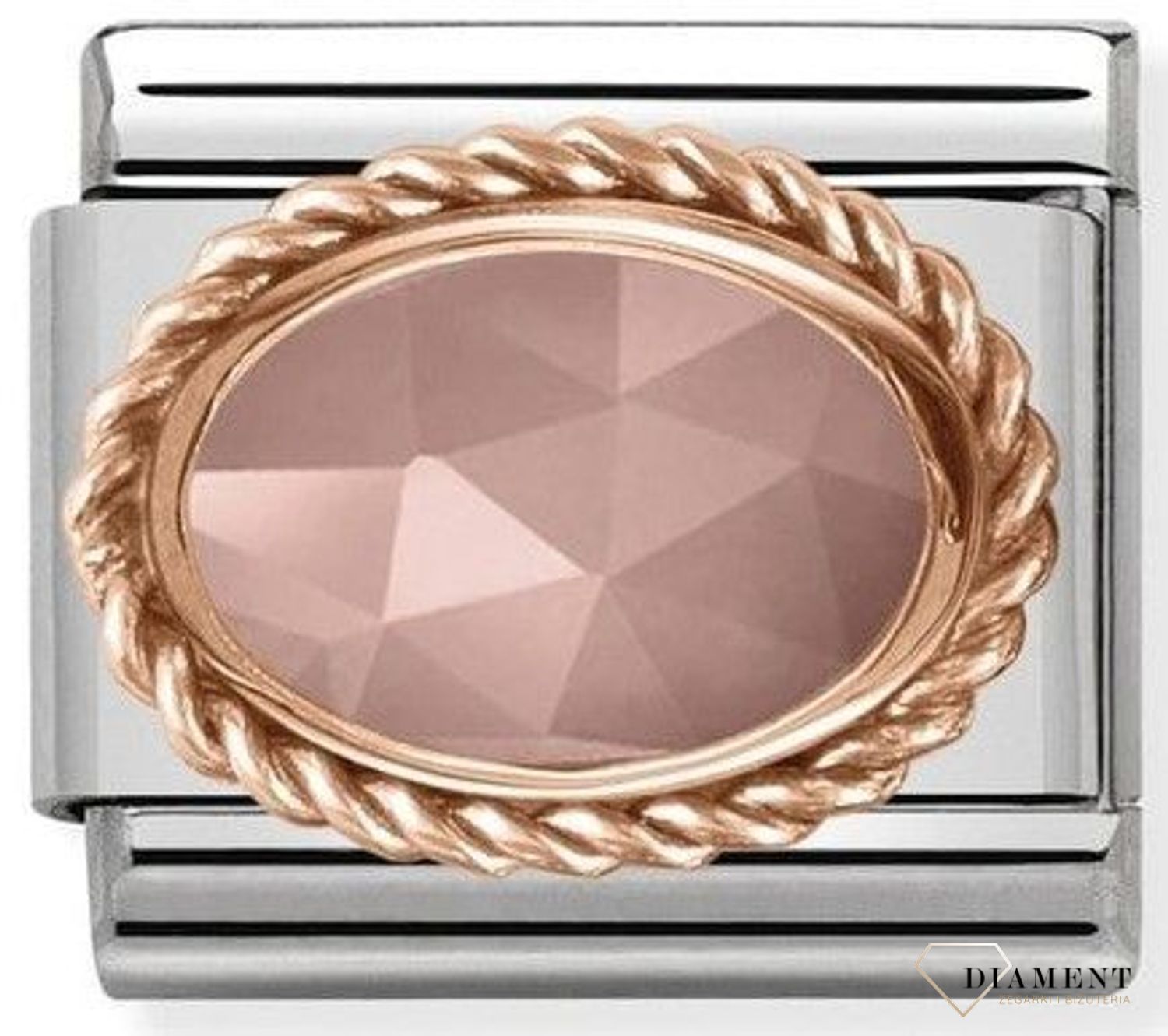 Nomination Link 9K zawieszka złoto 'Morelowy Chalcedon' 430507 34 biżuteria nomination nomination zawieszki nomination baza.jpg